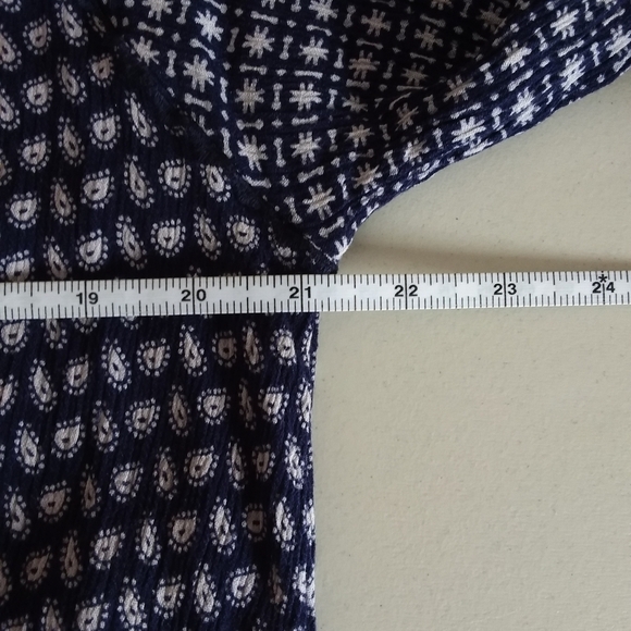 Meri Skye Women's Plus Size Bea Peasant Long Sleeve Top - Picture 4 of 8